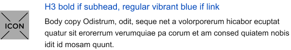 Brief with Icon and Header Link