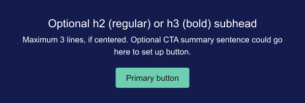Primary CTA- Blue Background