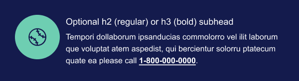 Secondary CTA- Blue Background