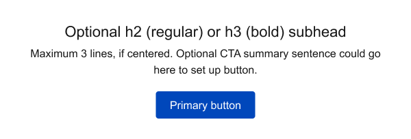 Primary CTA