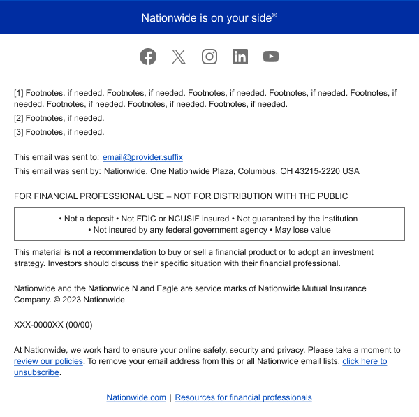 Standard Nationwide Footer