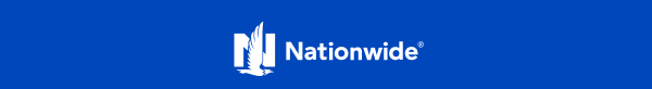 Header with Blue Background - Centered